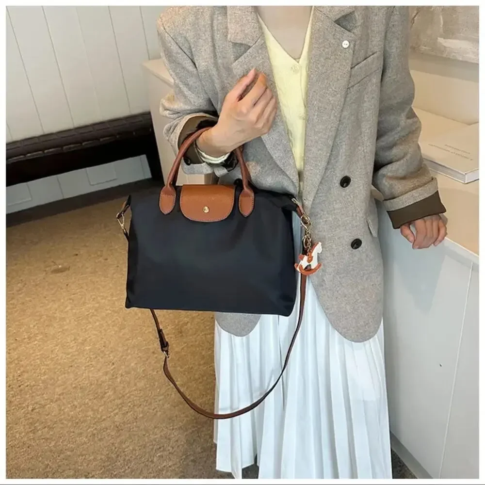 Black and Brown Designer Crossbody Handbag